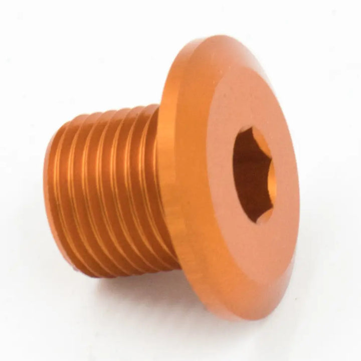 Aluminium Schraube Für Vorderrad Eloxiert Orange