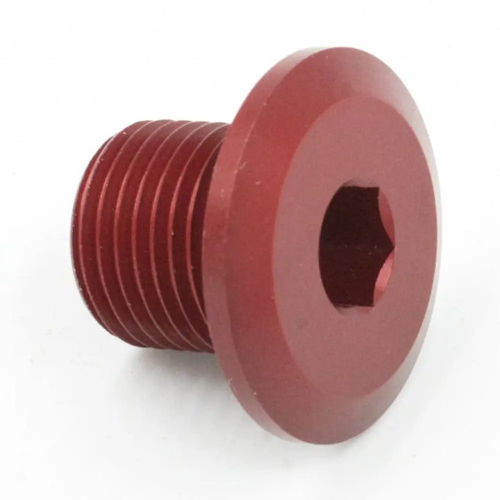Aluminium Schraube Für Vorderrad Eloxiert Red