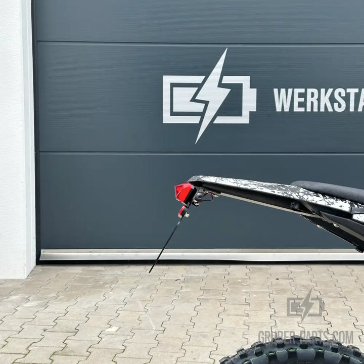 Kurzer Aluminium Kennzeichenhalter Mit Mini Blinker