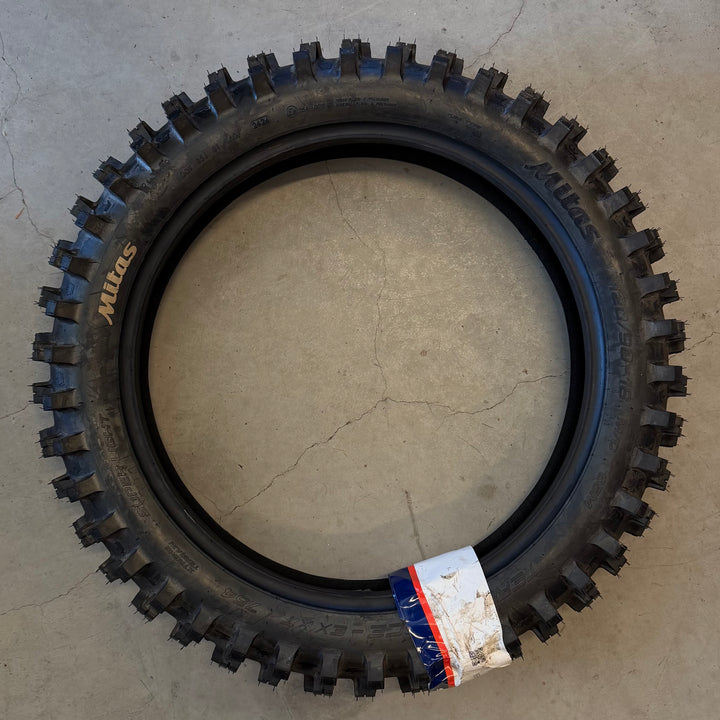 Reifen MITAS Terra Force-EX XT 120/90 -18 65M TT Green Super Light für Surron Ultra Bee (Breiter als original)